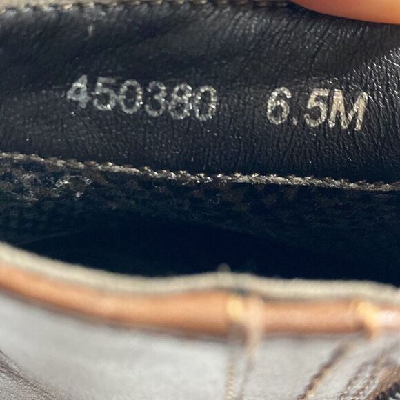 New Aquatalia Fantina Weatherproof Side Zip Leather Bootie Brown 6.5 - Picture 16 of 16